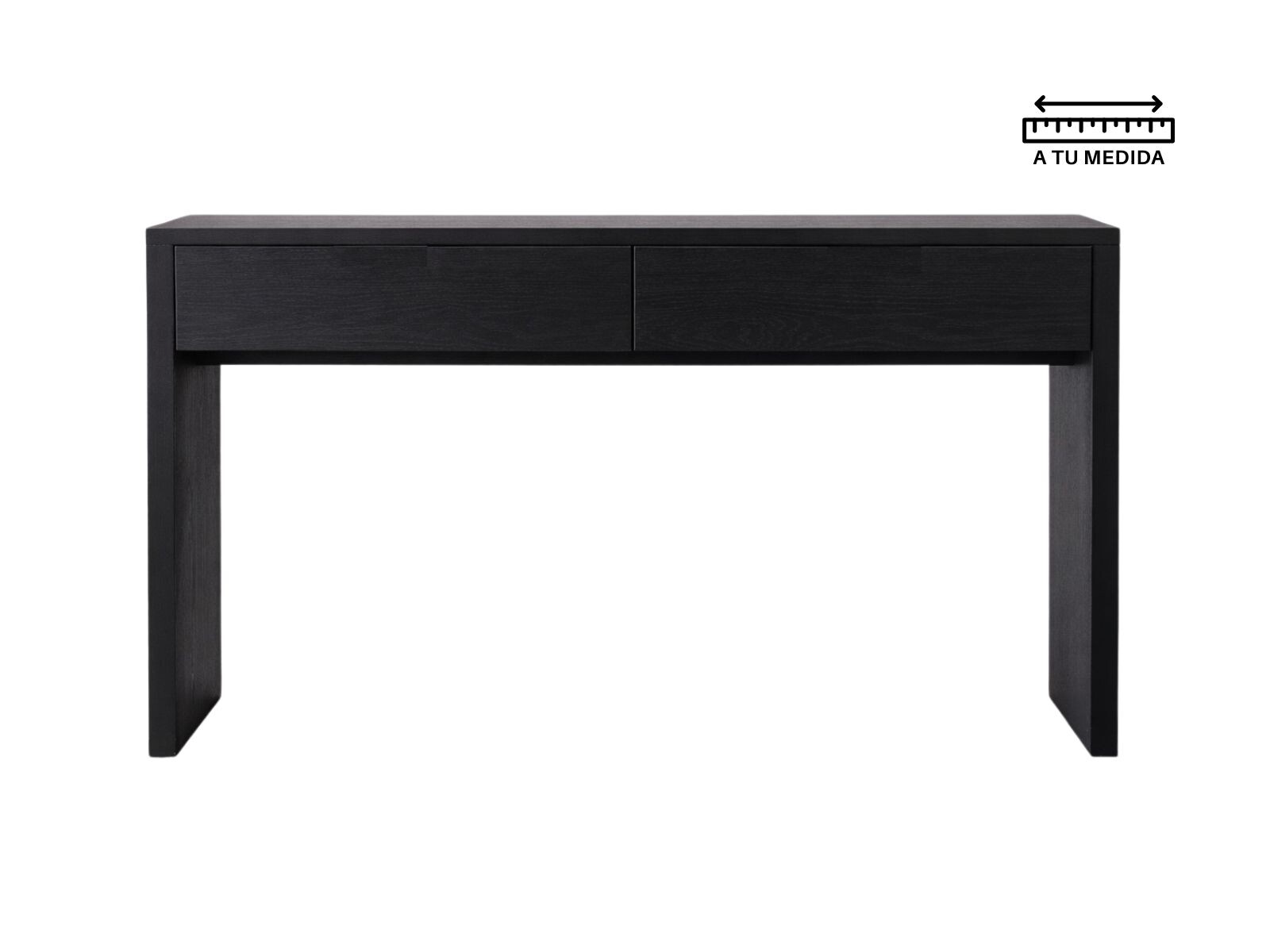 Recibidor AMBAY en Negro 2 Cajones 