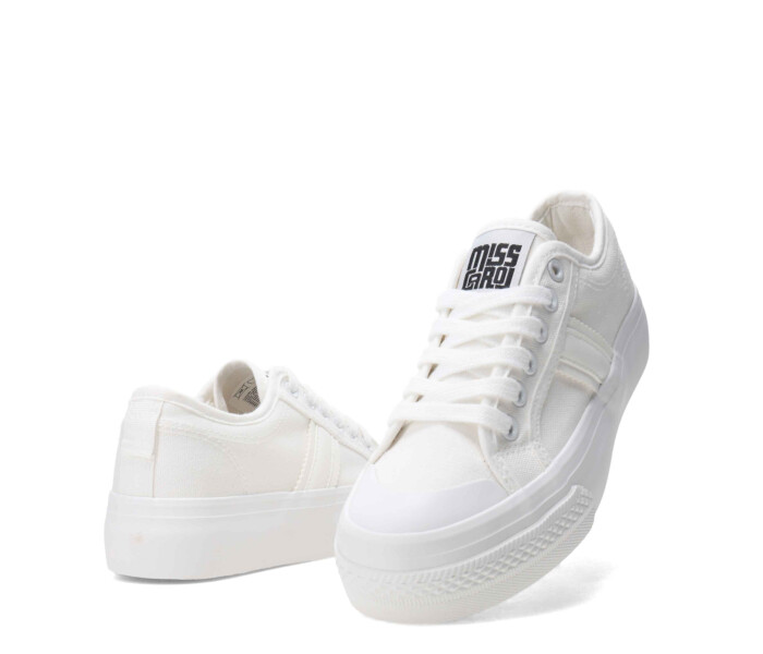 Championes de Mujer Miss Carol Dilon De Lona Blanco