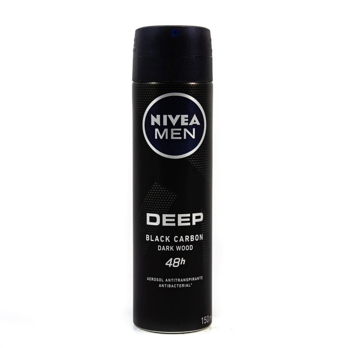 Desodorante Aerosol Nivea Men Deep Black Carbon 150 Ml. 