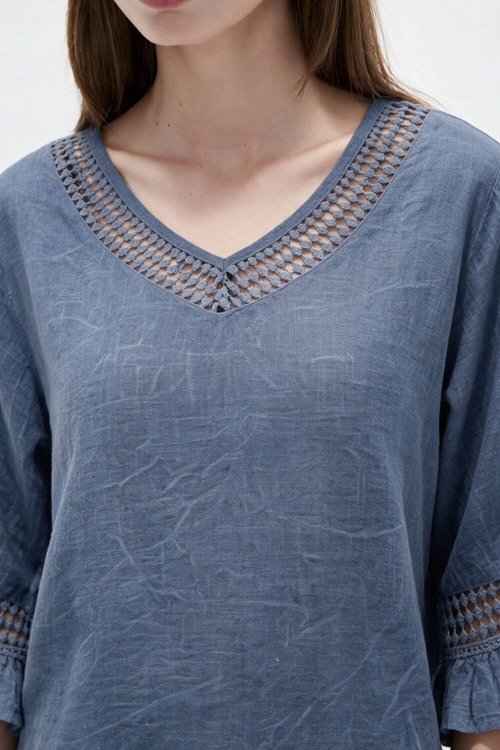 Blusa Surnia Azul Piedra