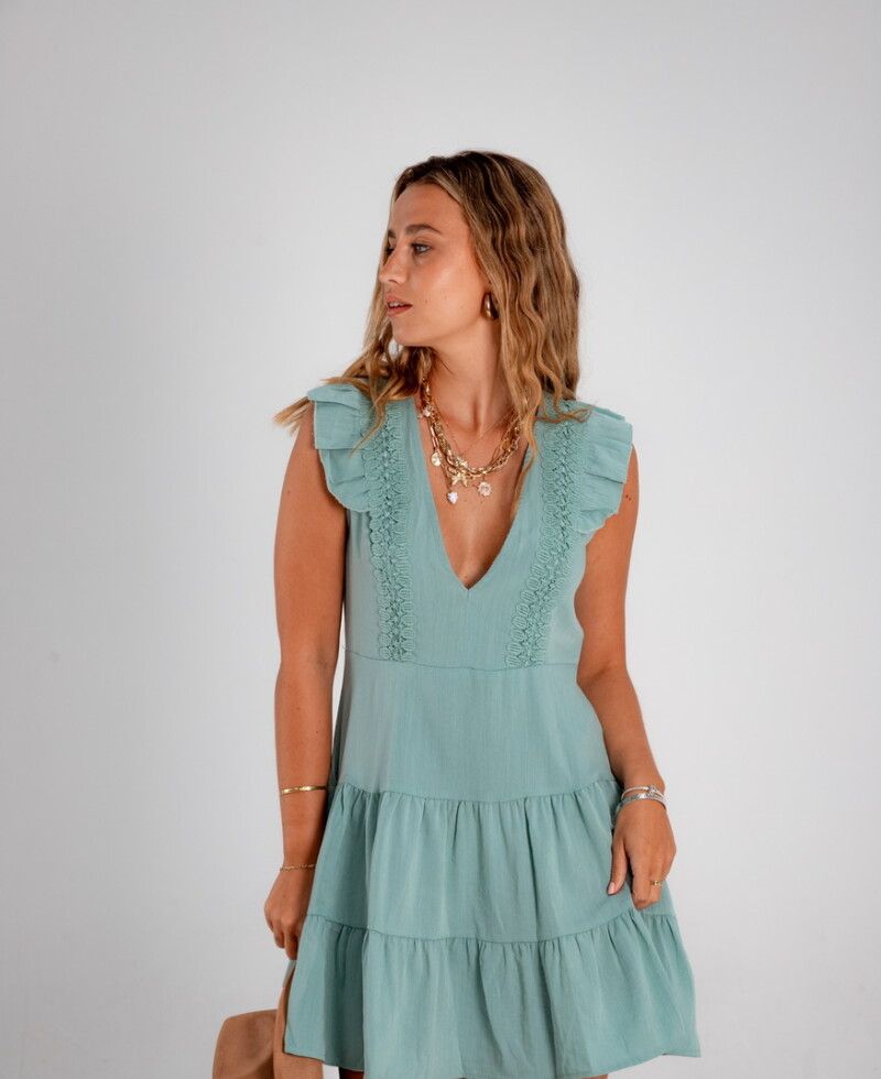 Vestido Muna verde