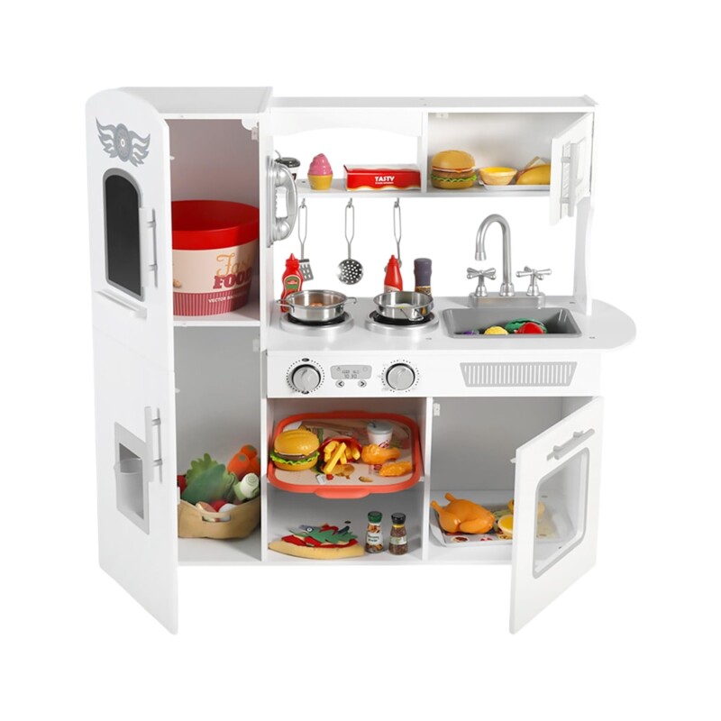 Cocina de Madera Grande con Heladera Cocina de Madera Grande con Heladera