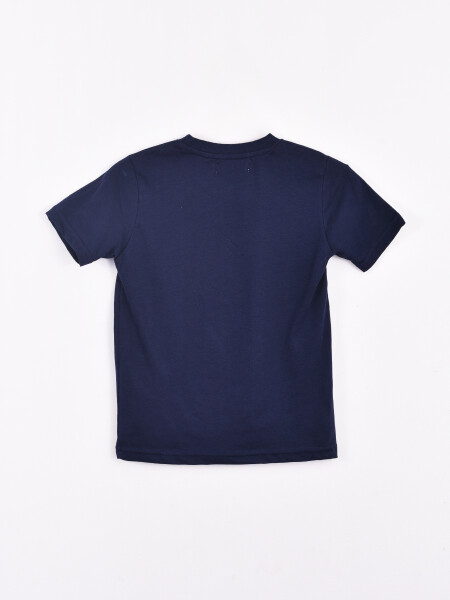 REMERA GAMES AZUL OSCURO