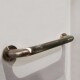 AGARRADERA METALICA 28CM PARA BAÑO LINEA ROMA BRUSHED NICKEL GRIS-BRUSHED NICKEL