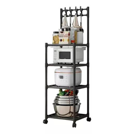 Organizador Cocina Baño Repisa 4 Niveles con Ruedas 001