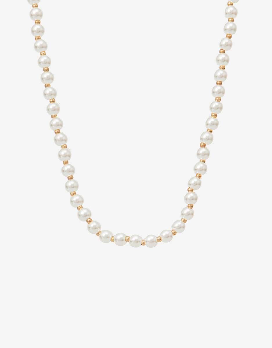 Collar Corto De Perlas 