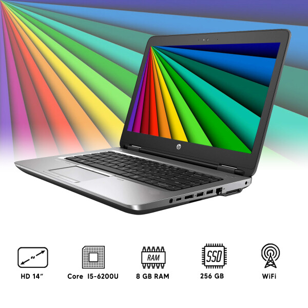 Notebook Hp Probook 640 G2 I5/ 8 Gb Ram/ 256 Gb Ssd NOTEBOOK RFPL HP 640 G2 I5/8/256/14"