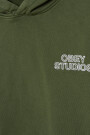 OBEY STUDIOS FADED HOOD Verde