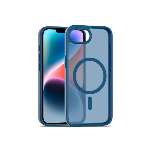 Protector para iPhone 16e MagSafe transparente azul Protector Para Iphone 16e Magsafe Transparente Azul