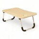 Mesa Laptop Cama Con Posa Vaso Beige