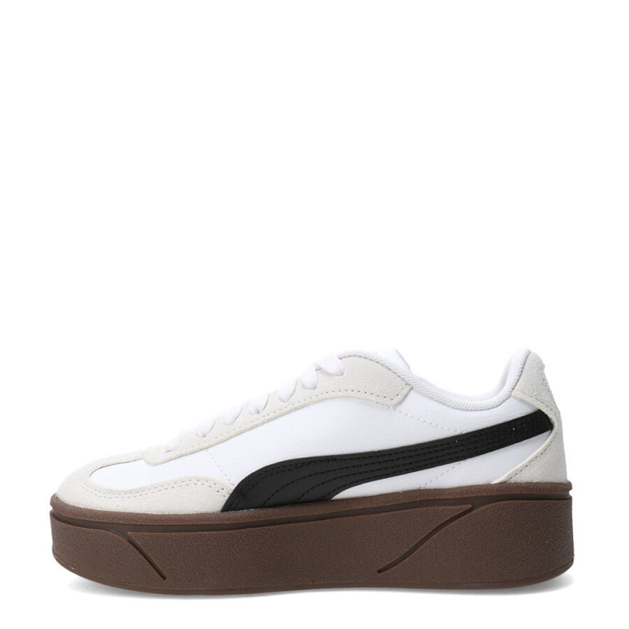 Championes de Mujer Puma Club II Era Platform Blanco - Marrón