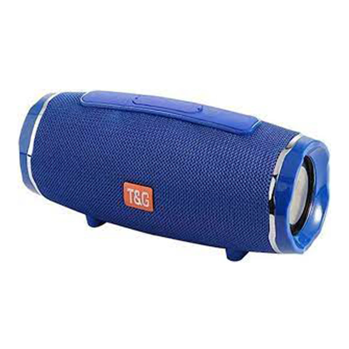 Parlante portátil bluetooth TG145 cilindro simil charge azul 
