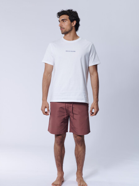 Short de baño ajustable Marron