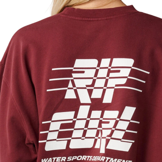 Buzo Rip Curl Sports Dept Drop Shoulder - Bordó Buzo Rip Curl Sports Dept Drop Shoulder - Bordó