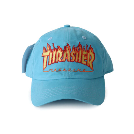 Gorro Thrasher Flame Logo - Celeste Gorro Thrasher Flame Logo - Celeste