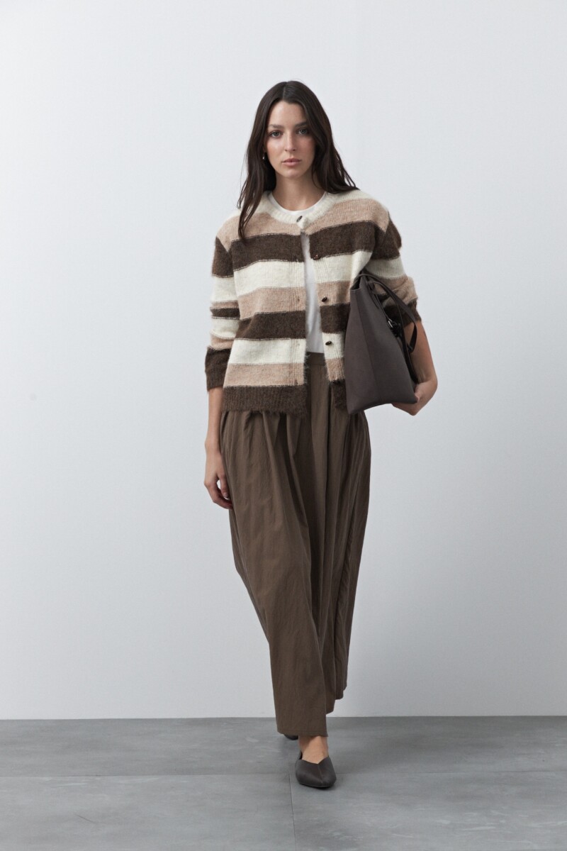 CARDIGAN FROST Chocolate