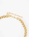 Collares Cortos Metal Collar Corto Eslabón Metálico. - Dorado