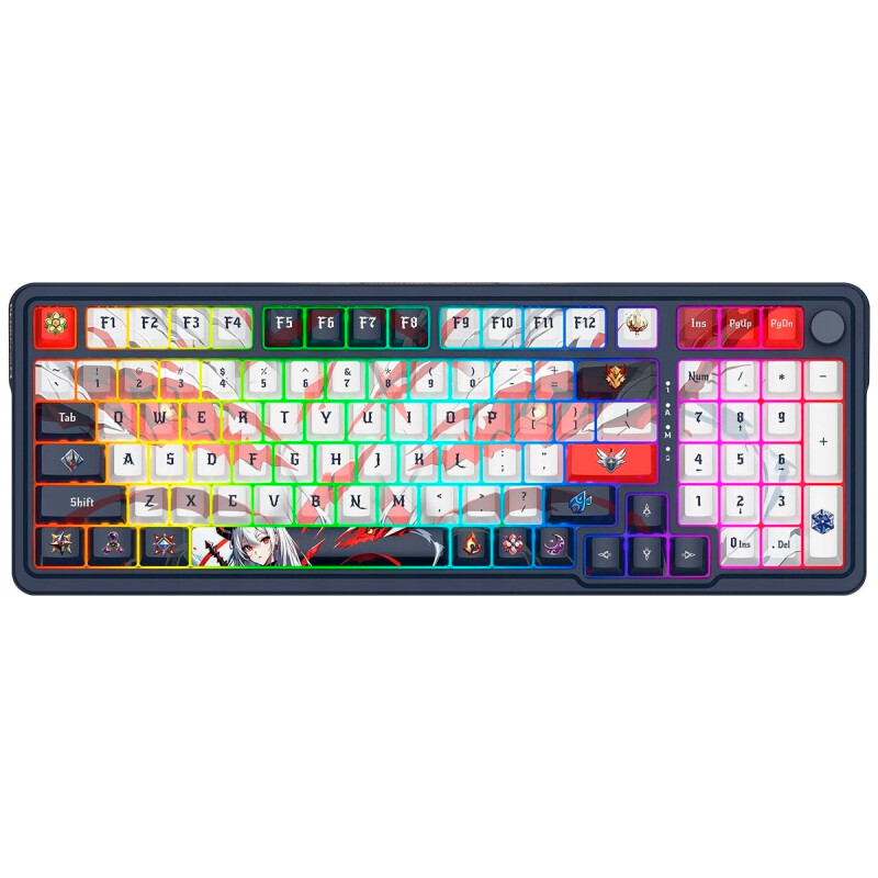 Teclado Gamer Redragon Eisa Pro K686 RGB Black Anime Teclado Gamer Redragon Eisa Pro K686 RGB Black Anime