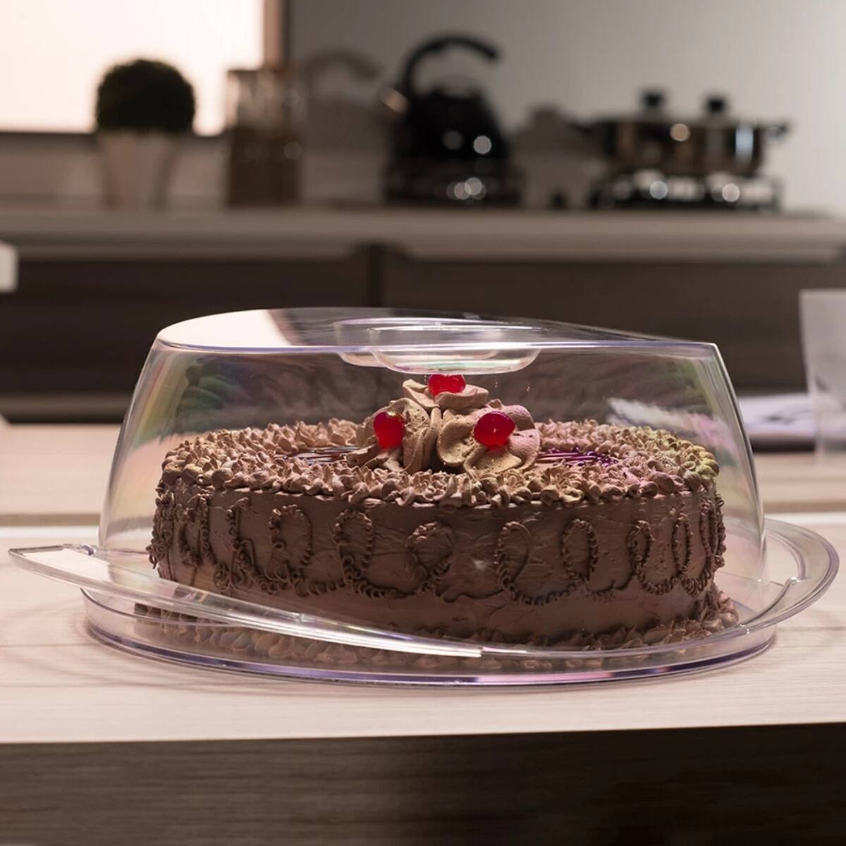 Tortera de acrílico 31cms - TRANSPARENTE 