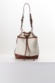 CARTERA VIVO CUERO NATURAL