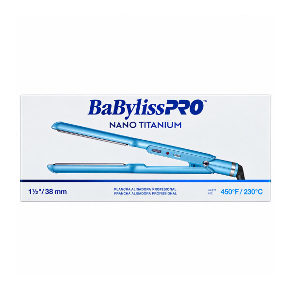 Plancha Babylisspro Ergonómica 1½" Nano Titanium Babnt9559uz PLANCHITA DE PELO BABYLISSPRO 9559