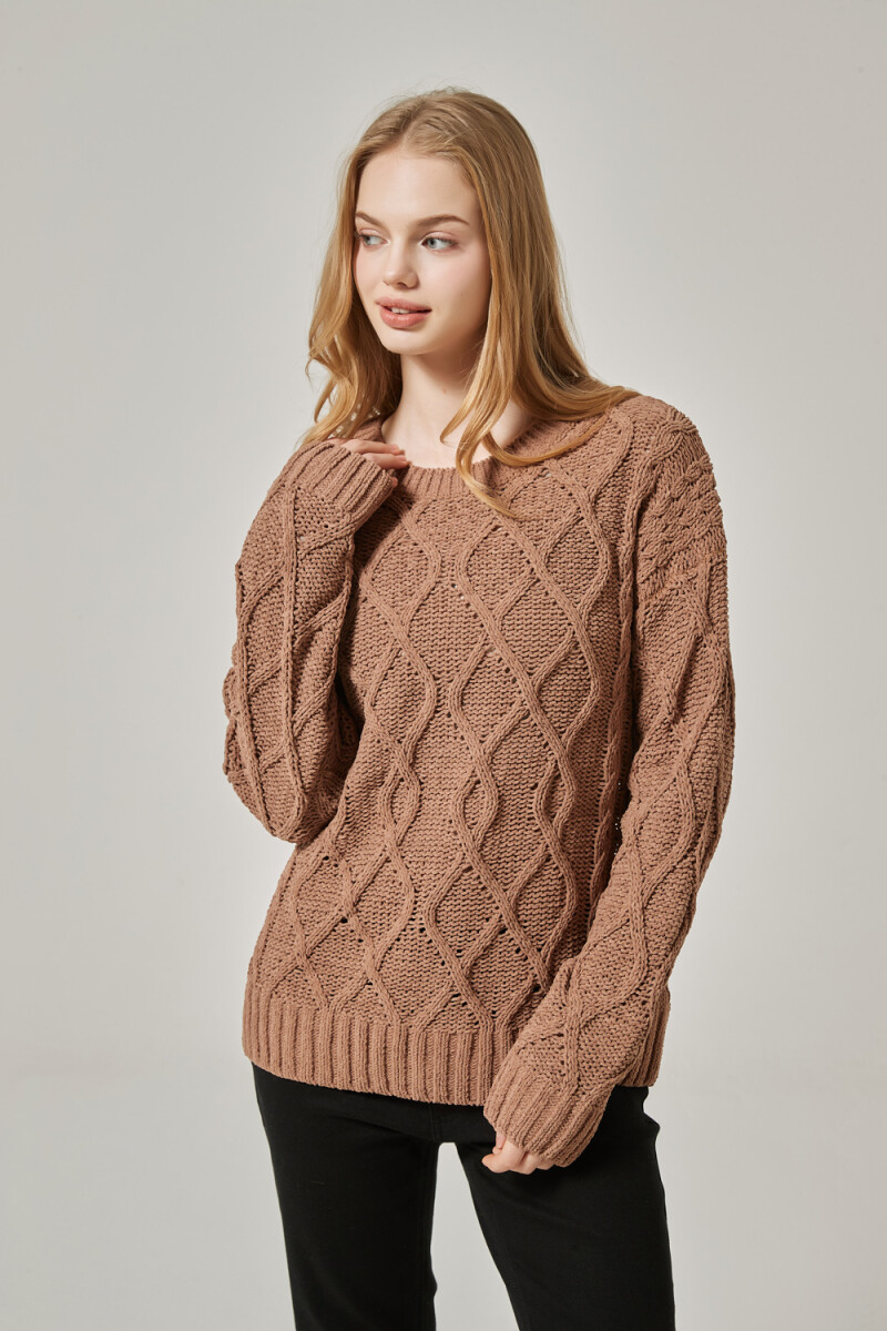 Sweater Loanina - Tostado 
