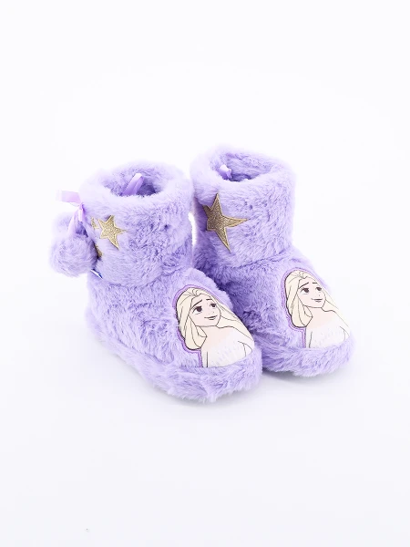 PANTUFLAS FROZEN VIOLETA