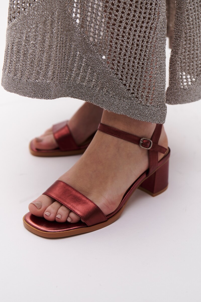 Sandalia Vinca Bordo