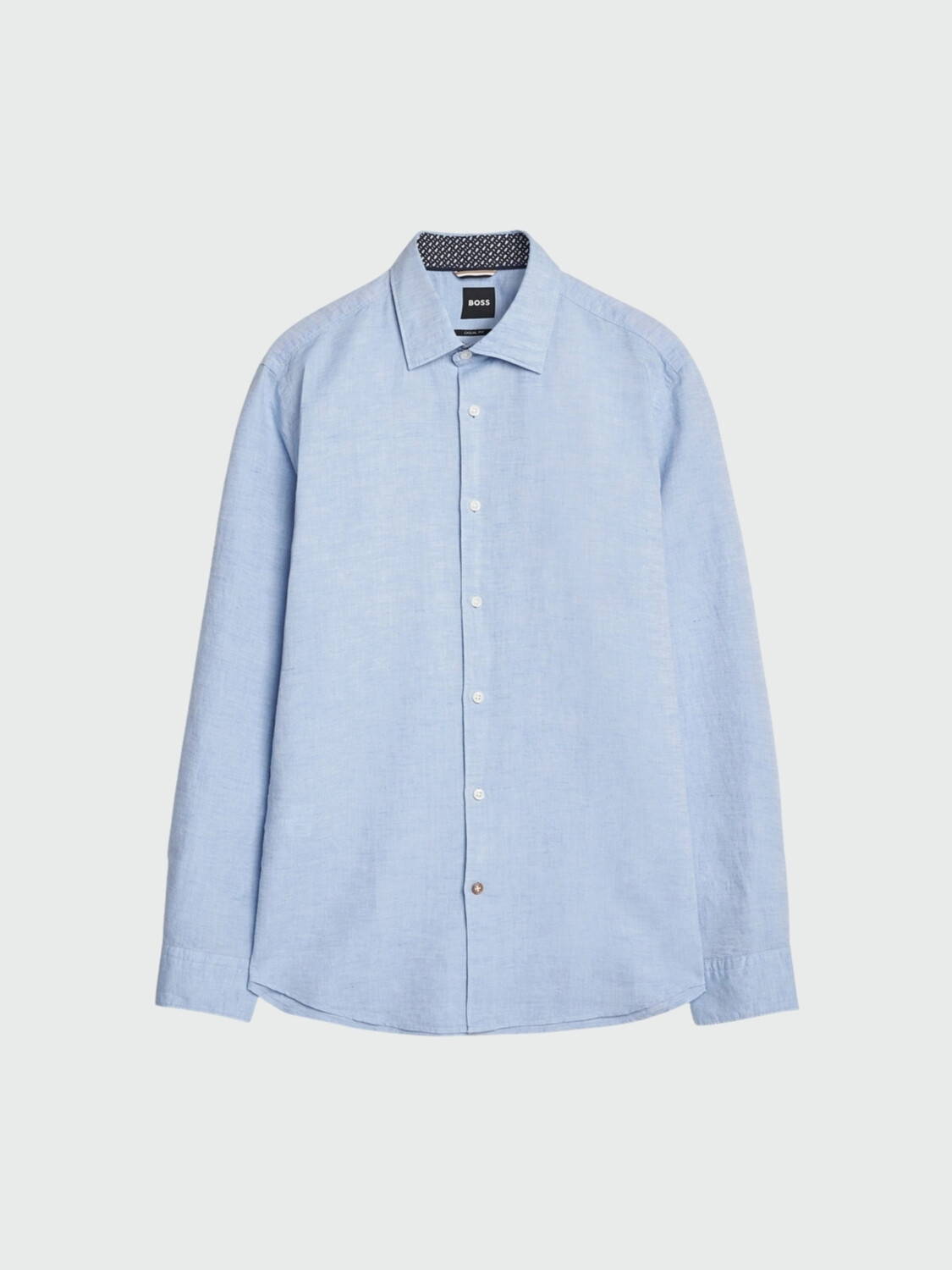 BOSS - Camisa HAL-Kent C3 Celeste