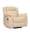 Sofa recliner Royal 1 cuerpo Crema