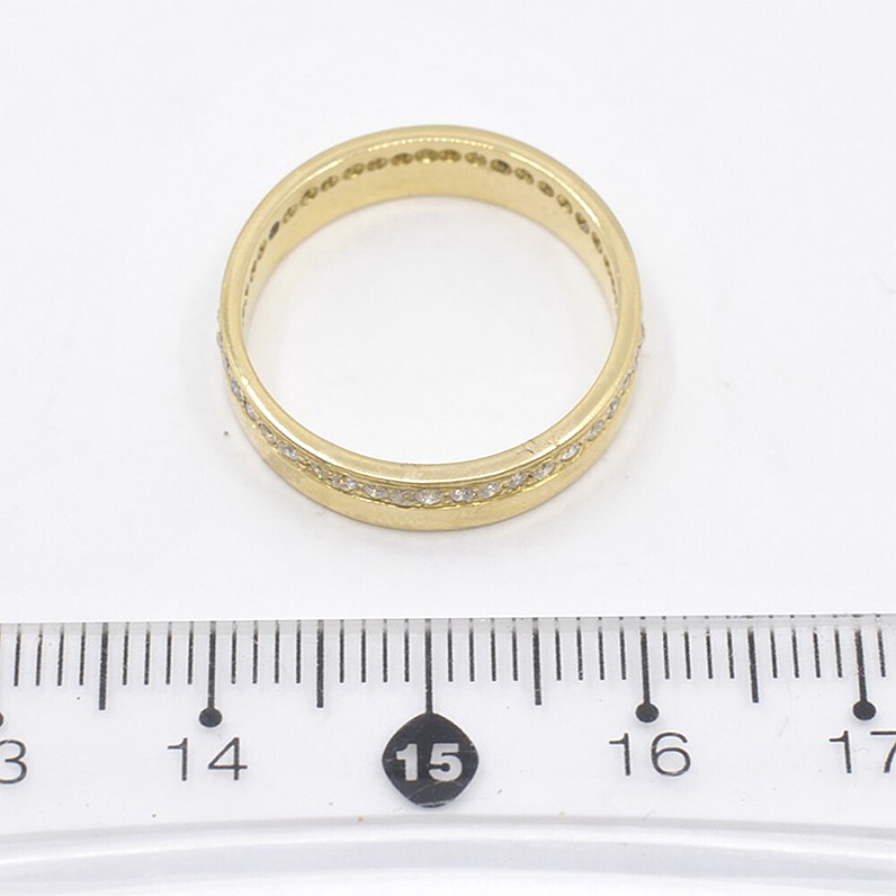 Alianza En Oro 18K Con Brillantes Alianza En Oro 18K Con Brillantes