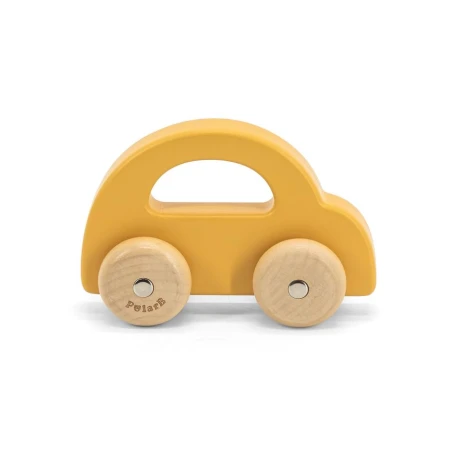 Autito de Madera Polar B AMARILLO