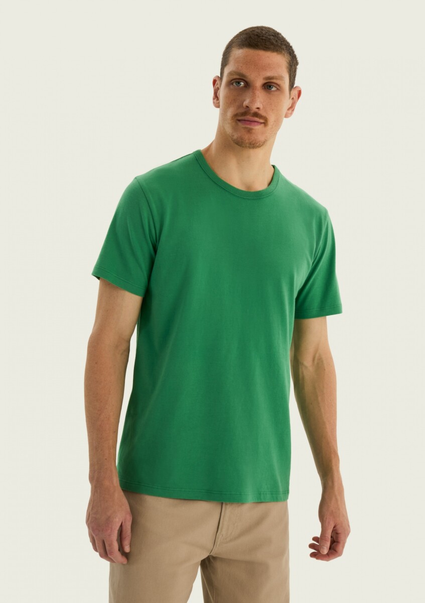CAMISETA MANGA CORTA SLIM - VERDE 