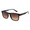 Lentes De Sol One Piece Bossa Nova De Policarbonato Degradado Marrón/Marrón