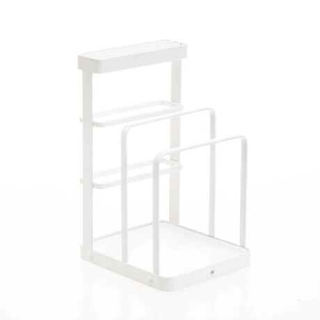 ORGANIZADOR DE COCINA METAL BLANCO 14X12X21,5CM