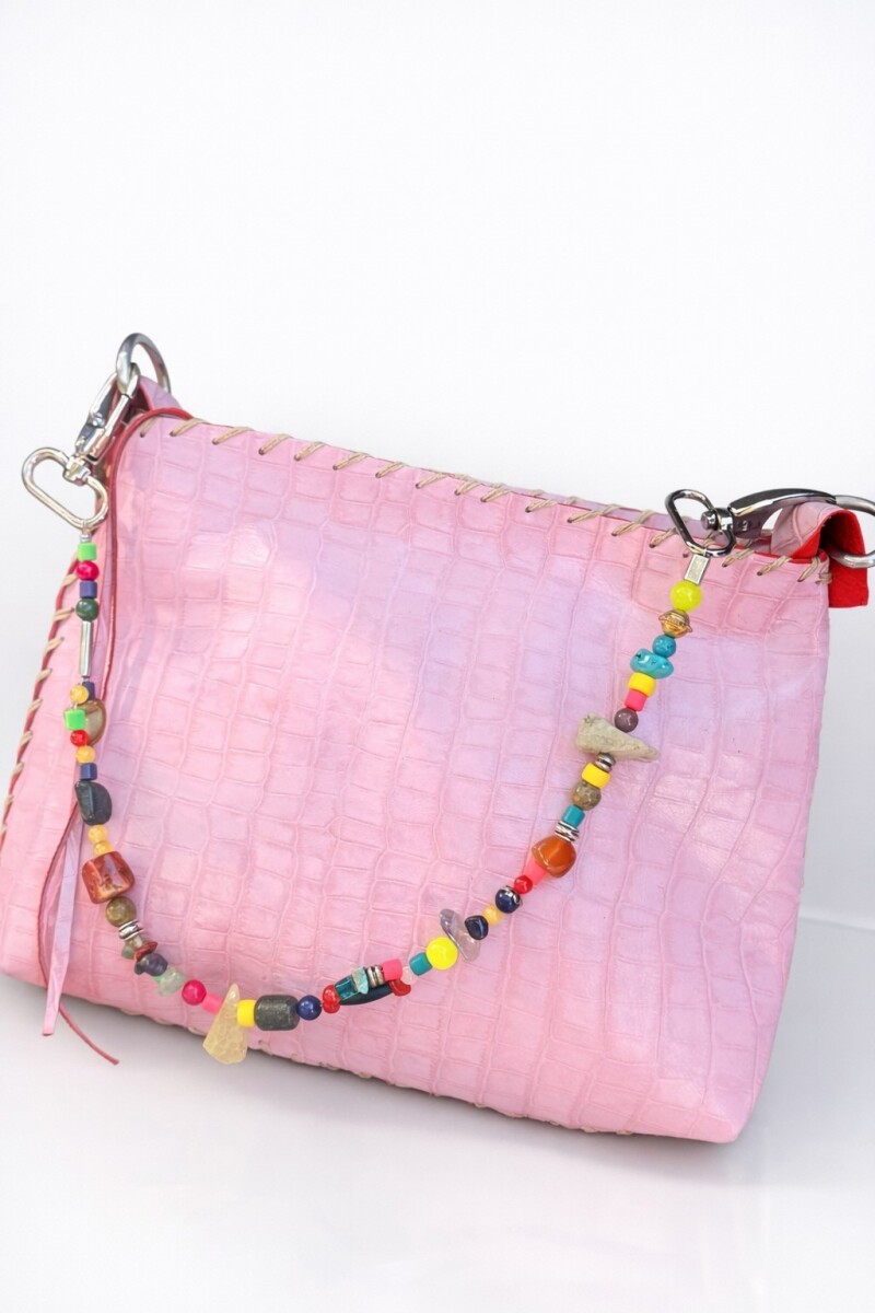 Multi Stone Bag Rosa