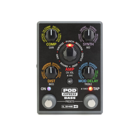 Pedal Multiefectos Line6 Pod Express Bass P/bajo Pedal Multiefectos Line6 Pod Express Bass P/bajo