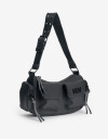 City Engomado Cartera Formato Baguette Rue Du Voyage - Negro