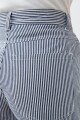 Pantalón de jean rayado crudo