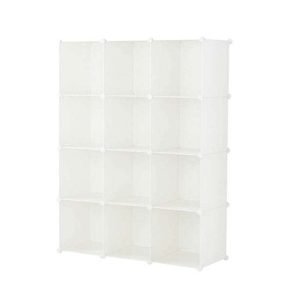 Estantería Biblioteca IMBACK IBK-PLC009 | 12 Cubos Modulares, Compacta, Resistente y Versátil Blanco Estantería Biblioteca IMBACK IBK-PLC009 | 12 Cubos Modulares, Compacta, Resistente y Versátil Blanco