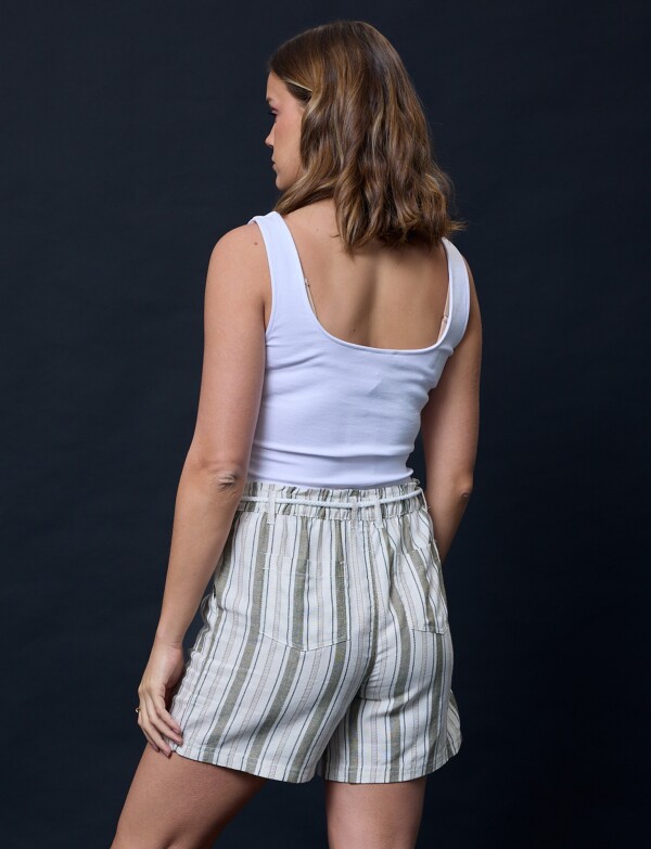 Short Lino MULTI/OLIVA