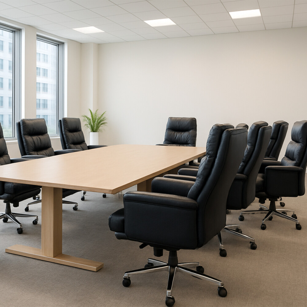 Silla giratoria ejecutiva Boss Negro