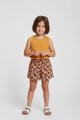 Short animal print TOSTADO