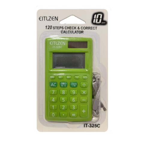 OUTLET Calculadora Eitlzen con cuerda It-325C en blister 4 c Unica