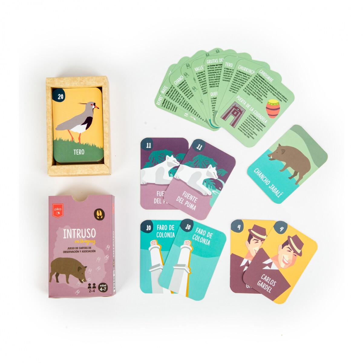 Juego de cartas Pika Intruso en Uruguay 