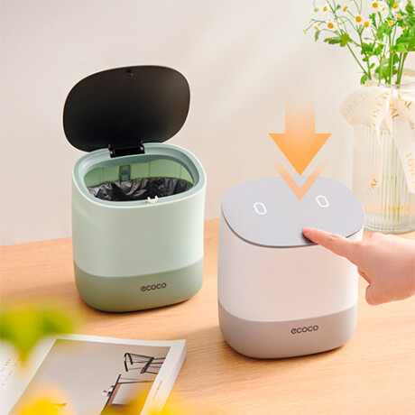 Mini Papelera con Tapa Ecoco 1.5 L 001