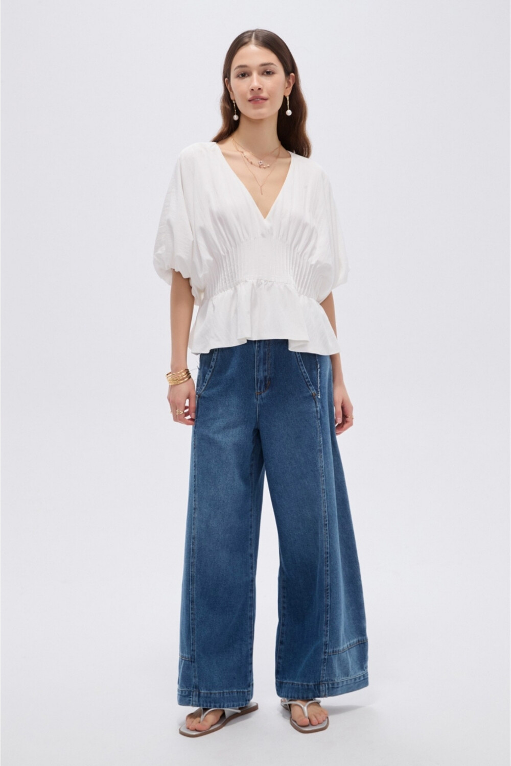 Blusa Laurin Marfil / Off White