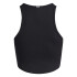 UA Rival Rib Tank-BRN BLK-001