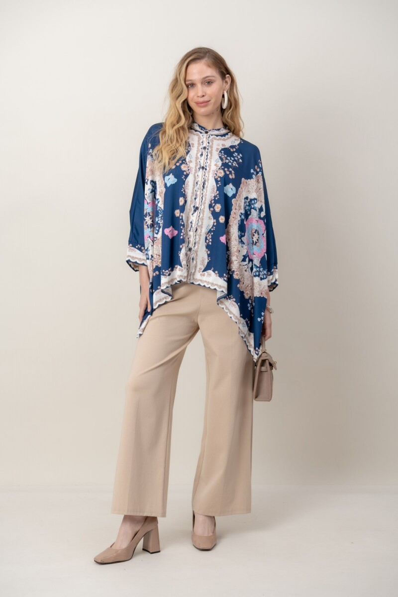 CAMISA MANDALA - Azul 