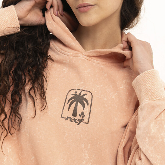 Canguro Reef W Hoodie Rosado